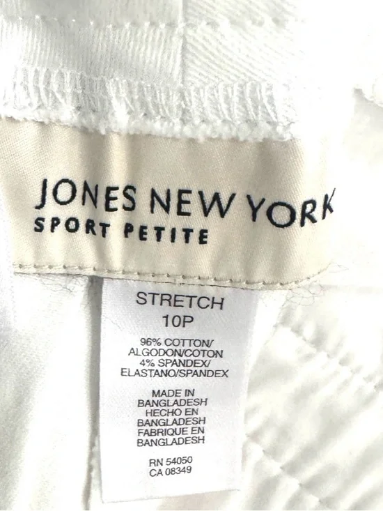 Jones New York Sport Petite White Bermuda Shorts Size 10P NWT - Picture 4 of 5